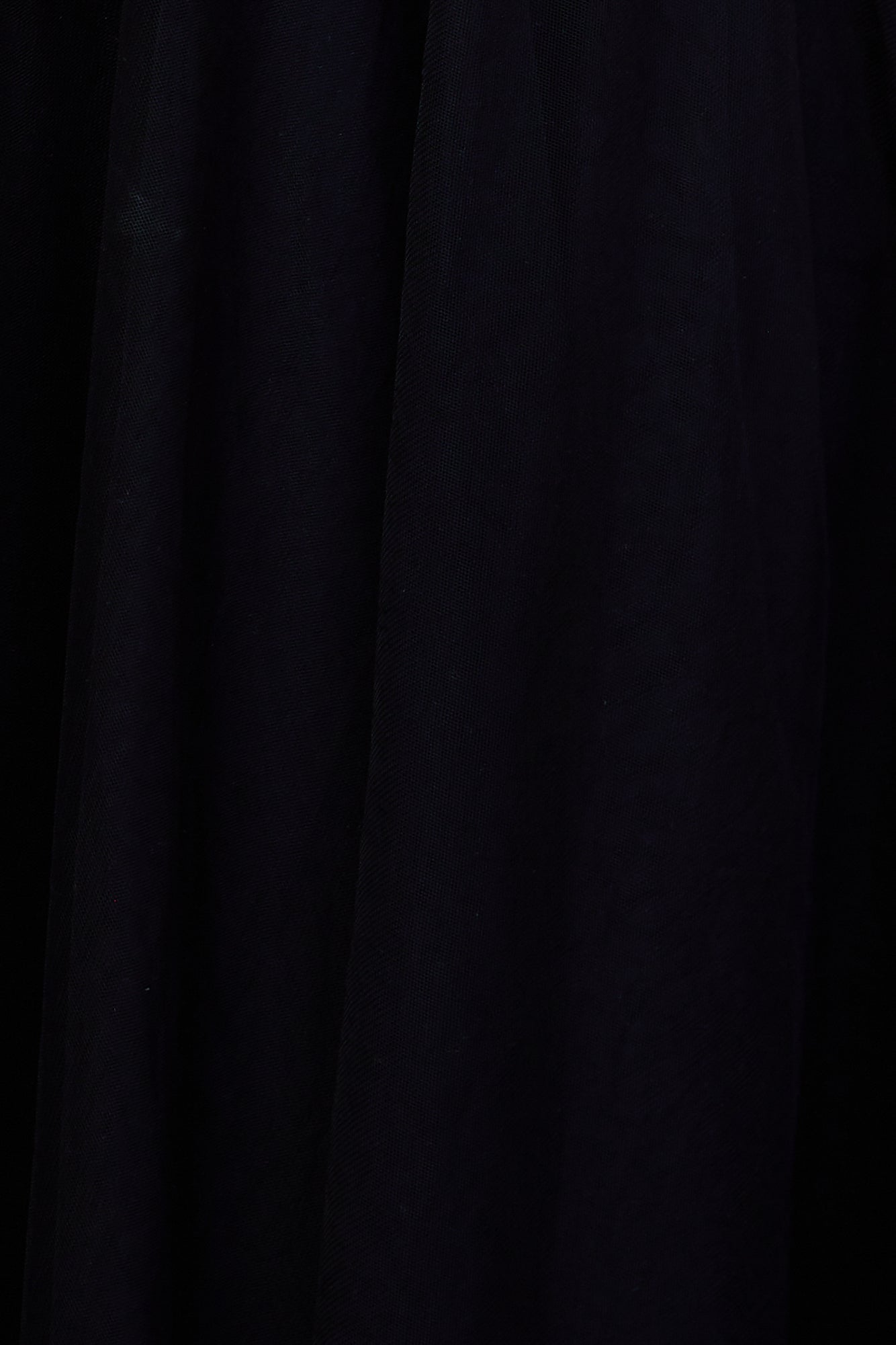 Wandering In The Light Tulle Midi Dress Black