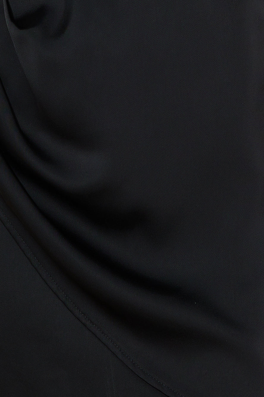 Fancy 'Fit Satin Mini Dress Black