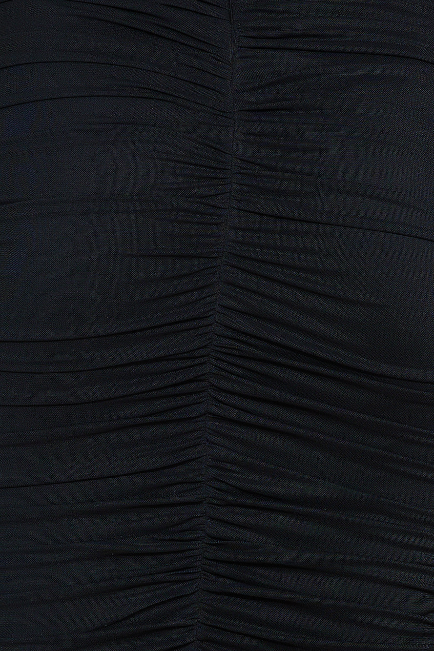 Midnight Waltz Midi Dress Black