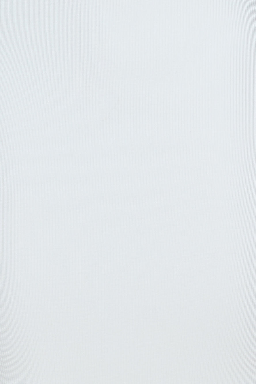 Sing Song Midi Dress White