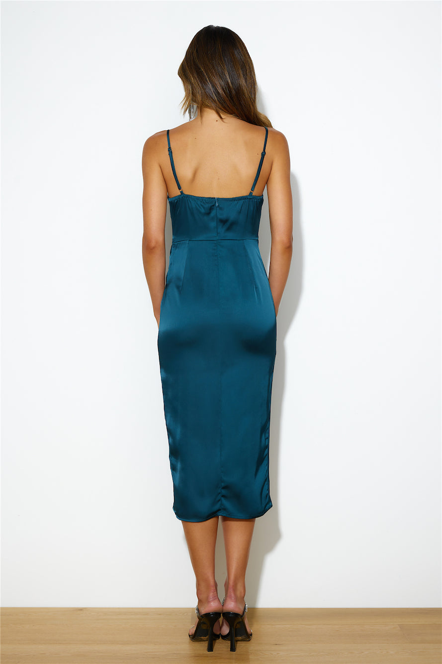 Pick Me Midi Dress Green
