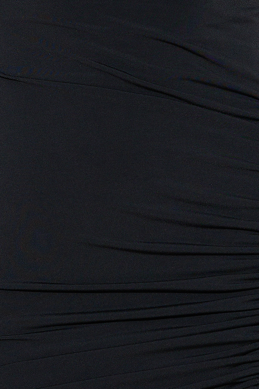 Look At Her Style Midi Dress Black
