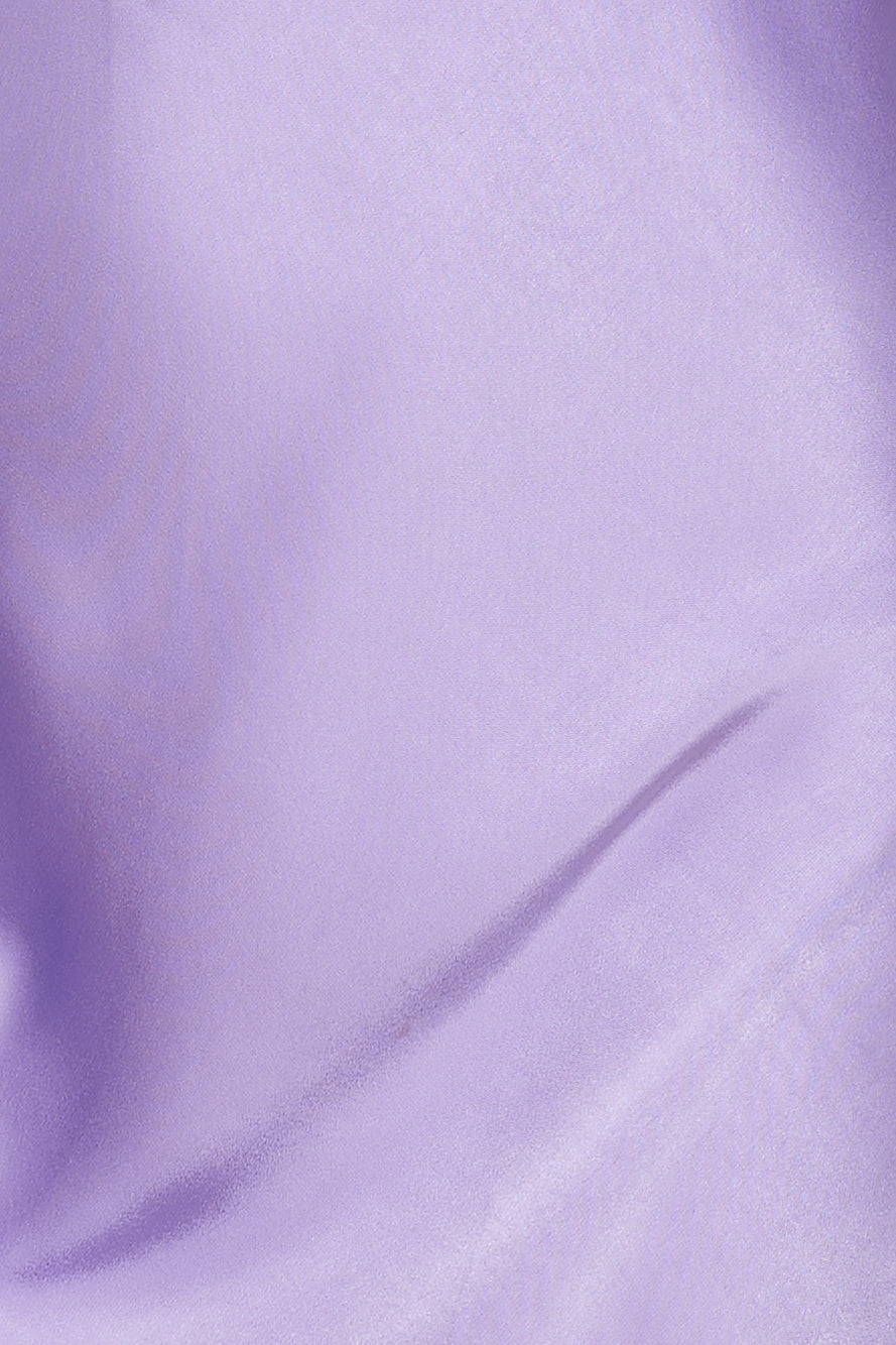 Meet Tonight Satin Dress Lilac