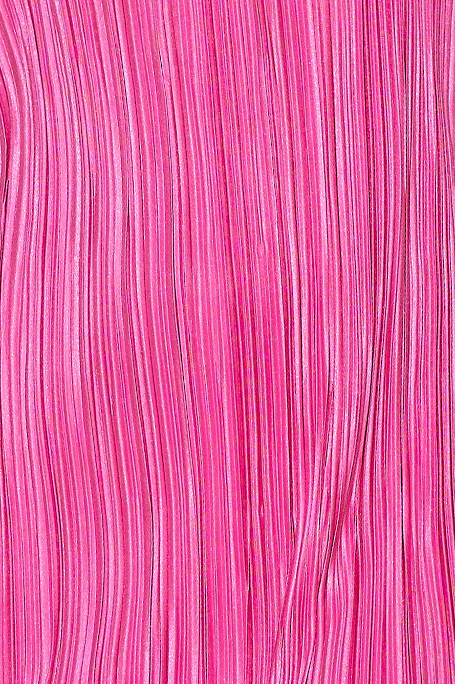 Give Me Plisse Midi Dress Hot Pink
