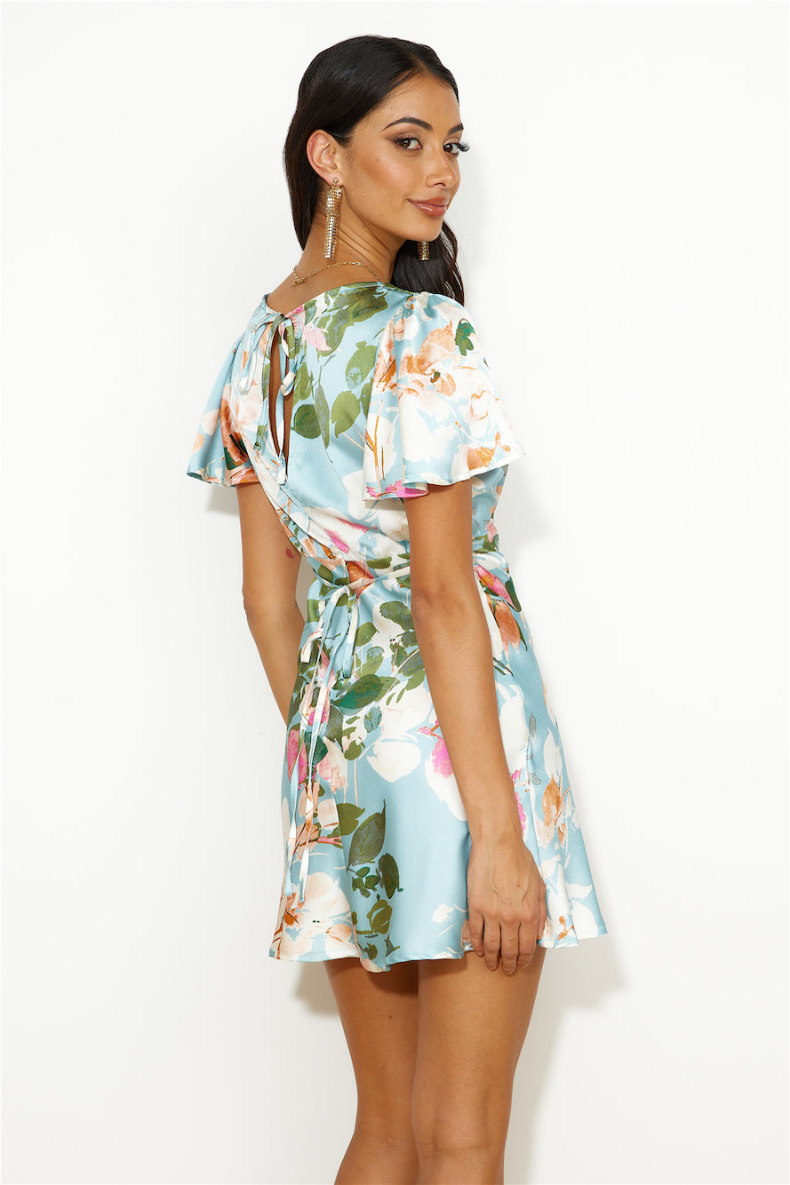 Daylight Party Mini Dress Blue