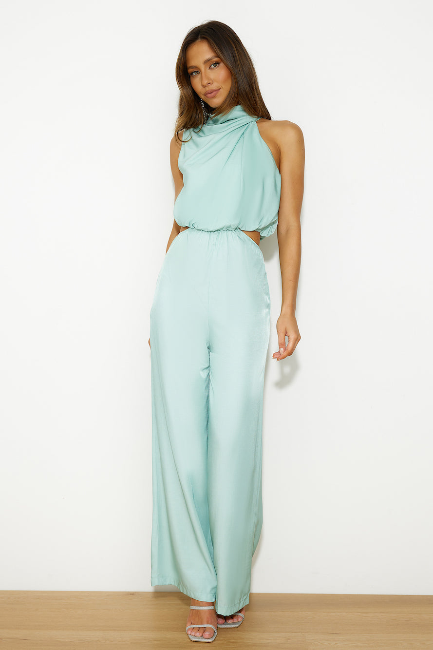 Her Values Jumpsuit Sage