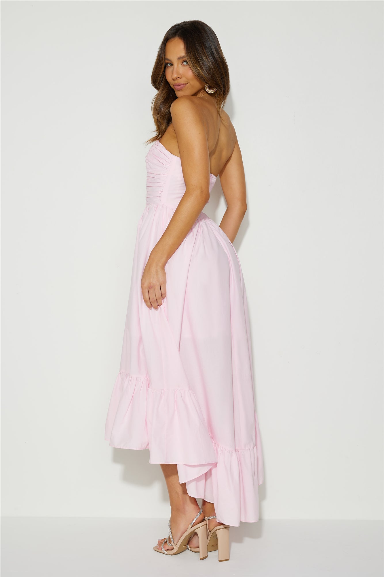 Style Anywhere Midi Dress Pink