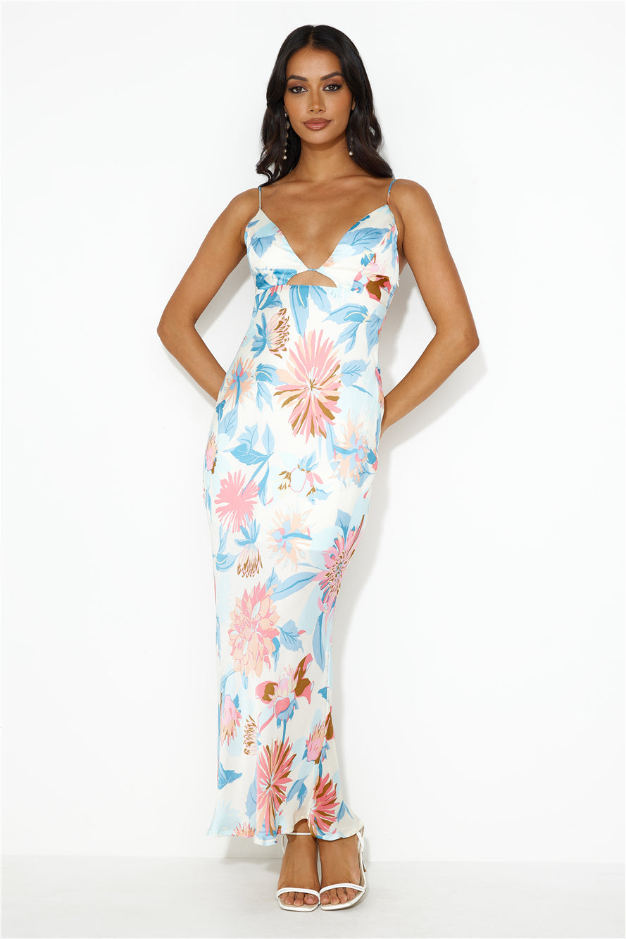 Her Own Skin Maxi Dress Blue