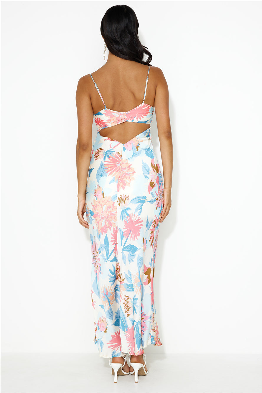 Her Own Skin Maxi Dress Blue