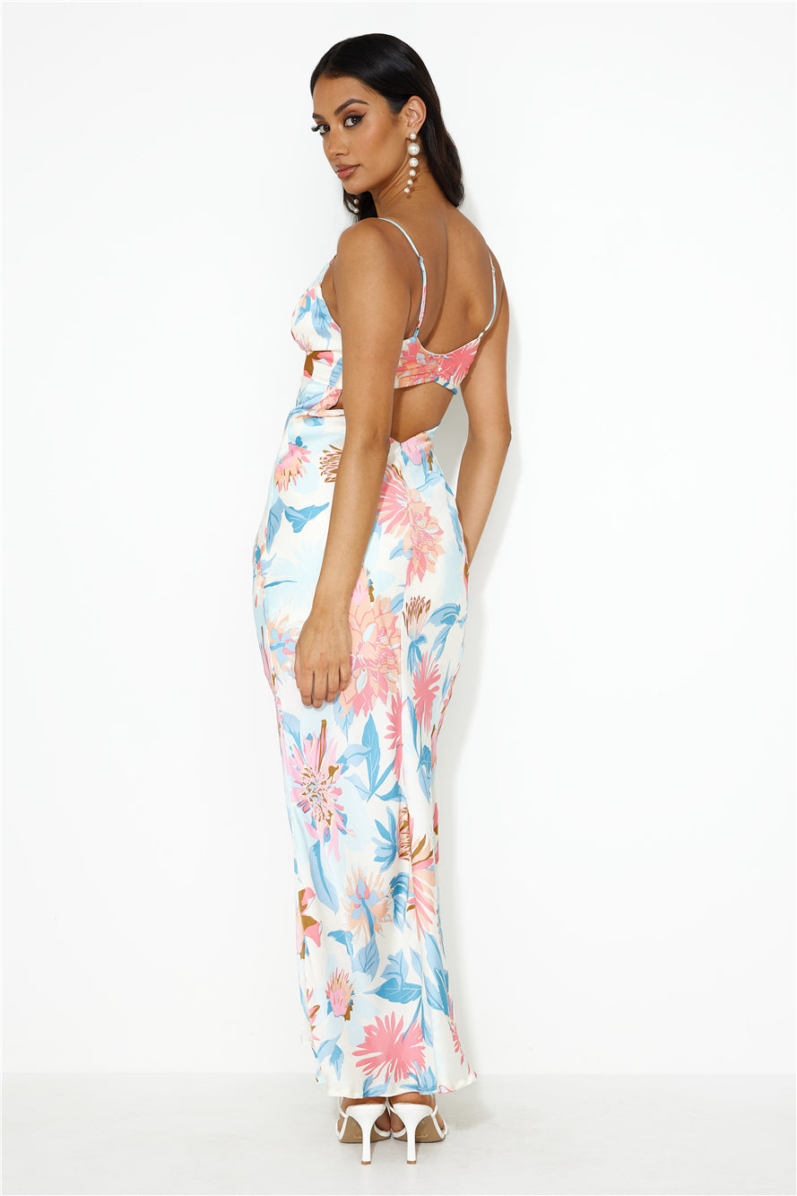Her Own Skin Maxi Dress Blue
