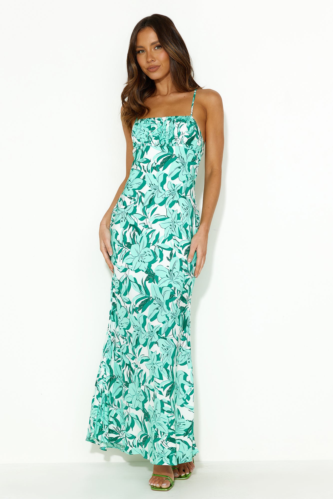 Good To Go Maxi Dress Green