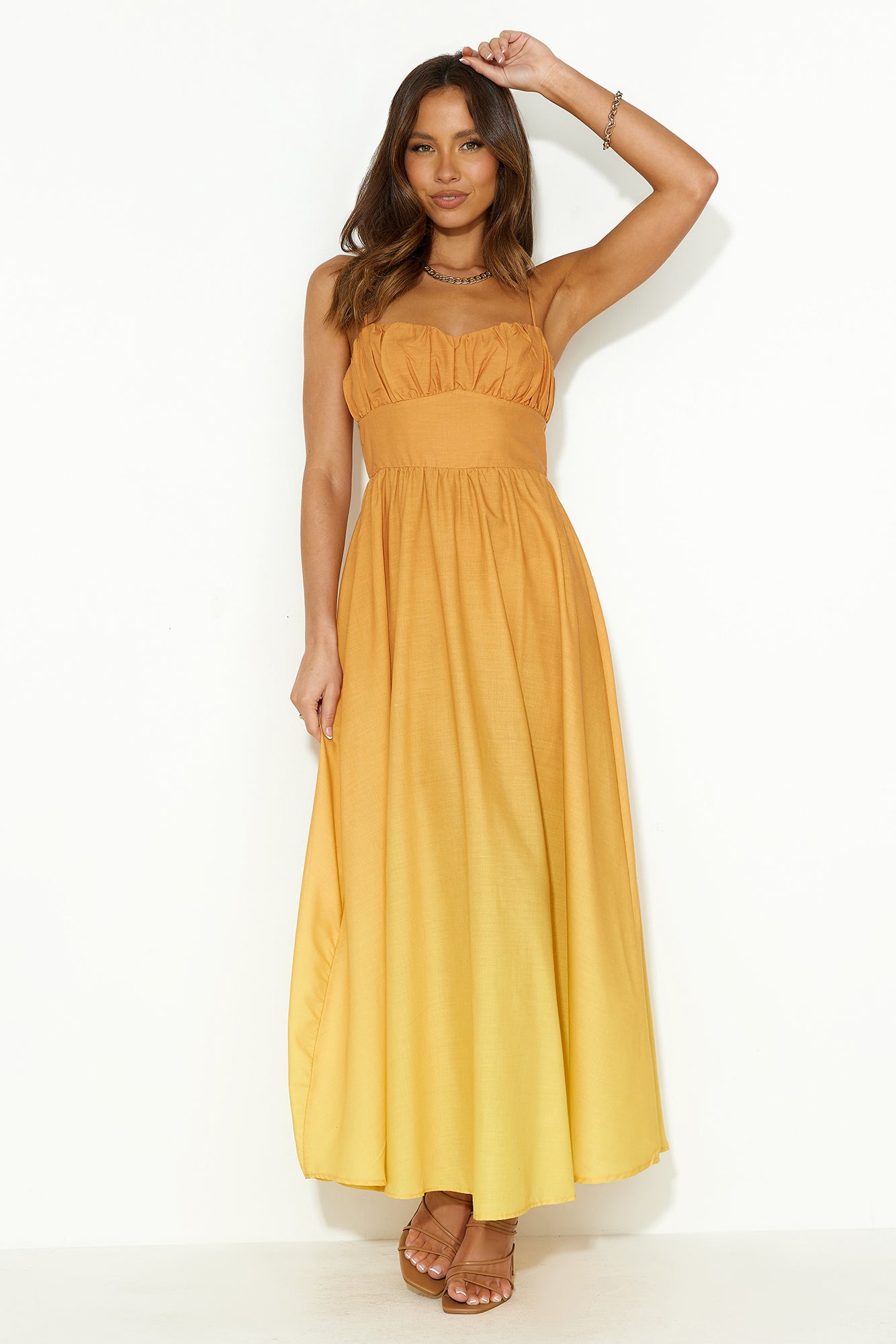 Candy Wonderland Maxi Dress Orange