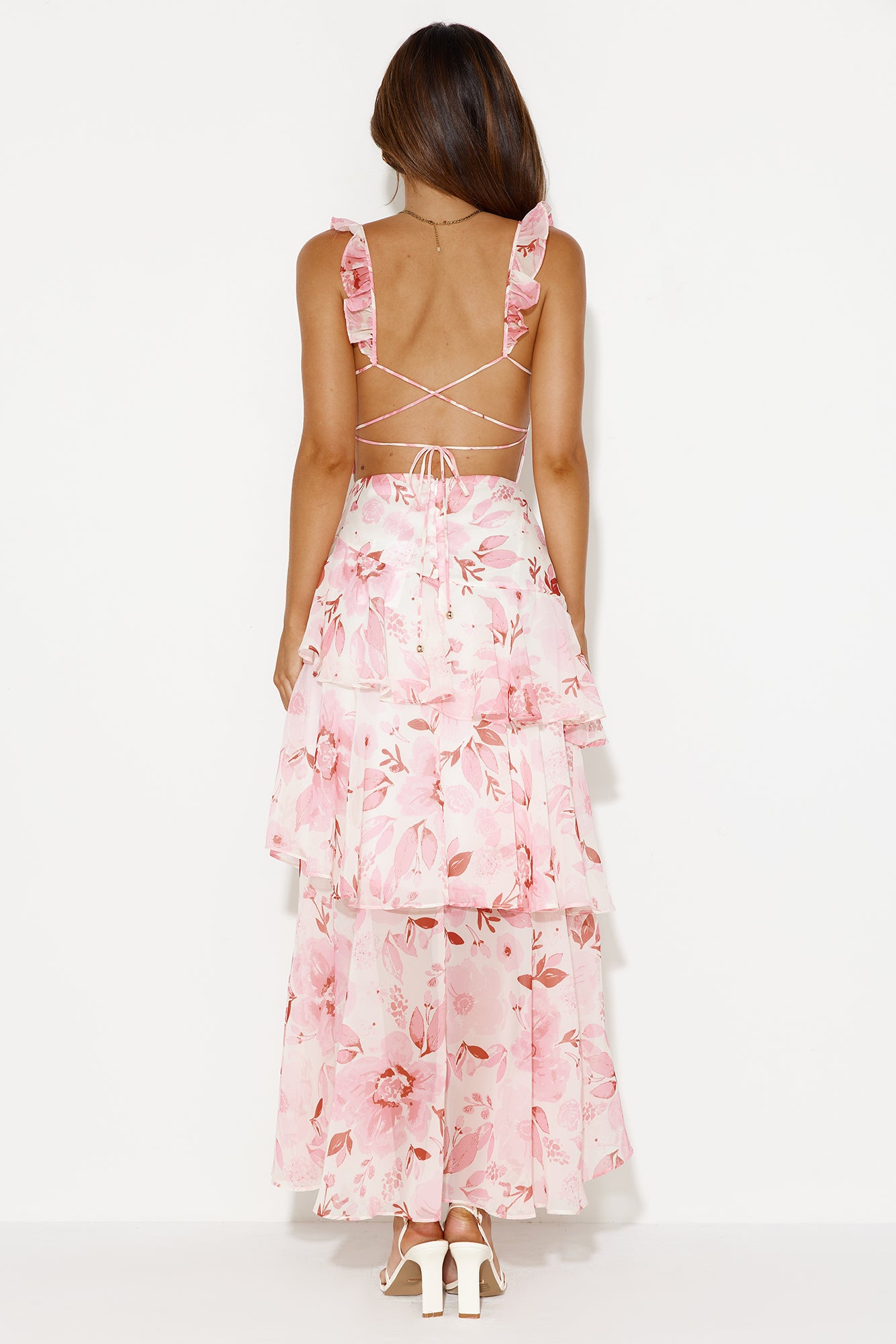 Refreshing Oasis Maxi Dress Pink