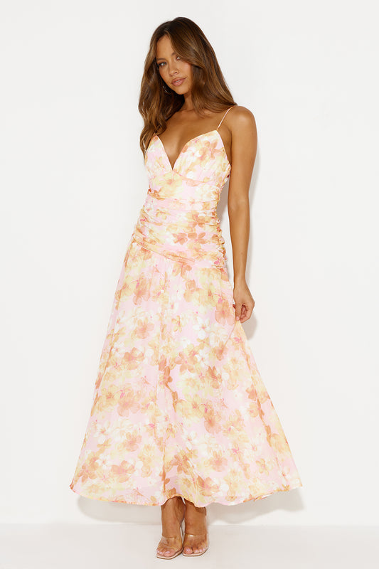 Travel To Me Maxi Dress Yellow