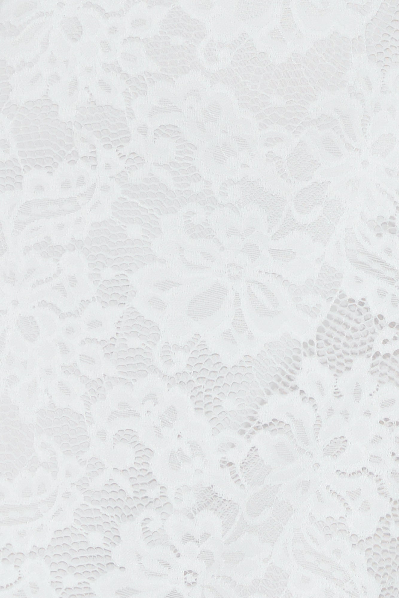 Girly Era Lace Long Sleeve Mini Dress White