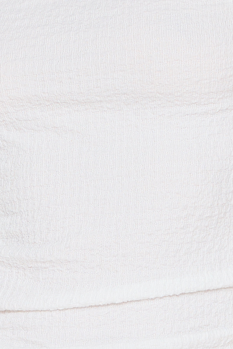 Songs Of The Sea Halter Midi Dress White
