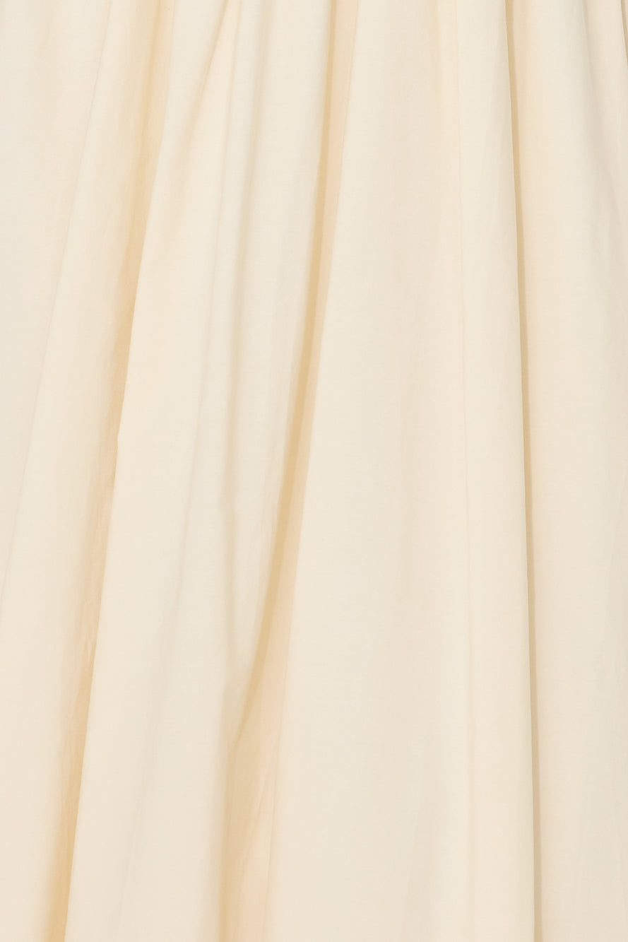 Regency Era Off Shoulder Bubble Midi Dress Black