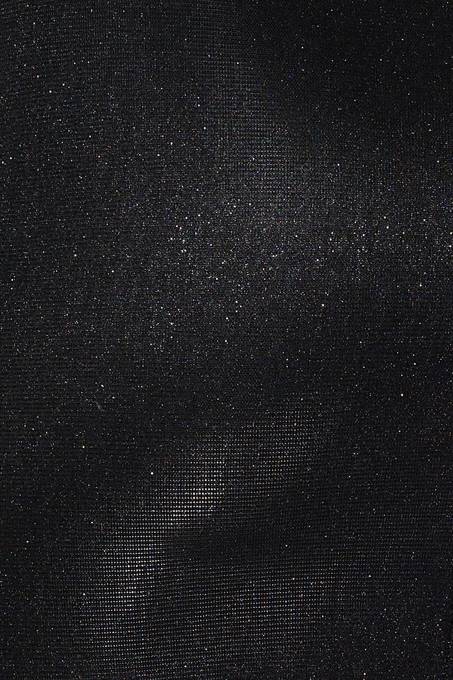 Sparkle To Success Halter Maxi Dress Black