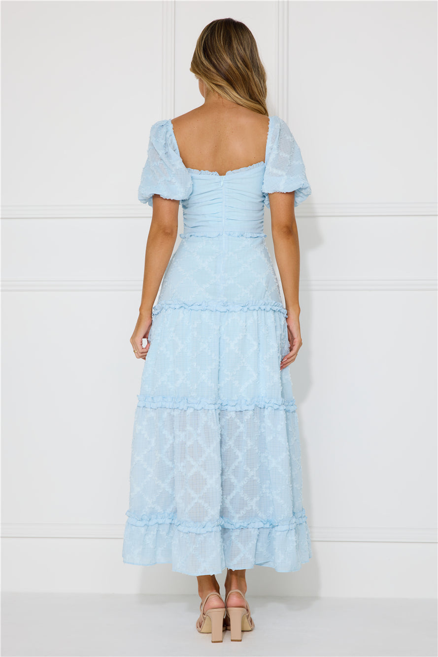 Show My Love Maxi Dress Blue