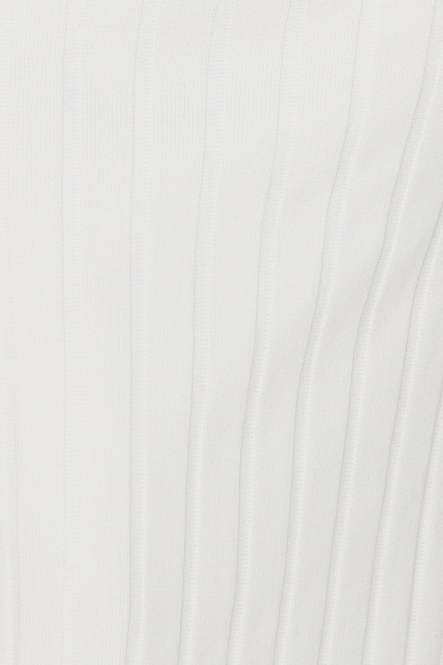 Polar Party Knit Top White