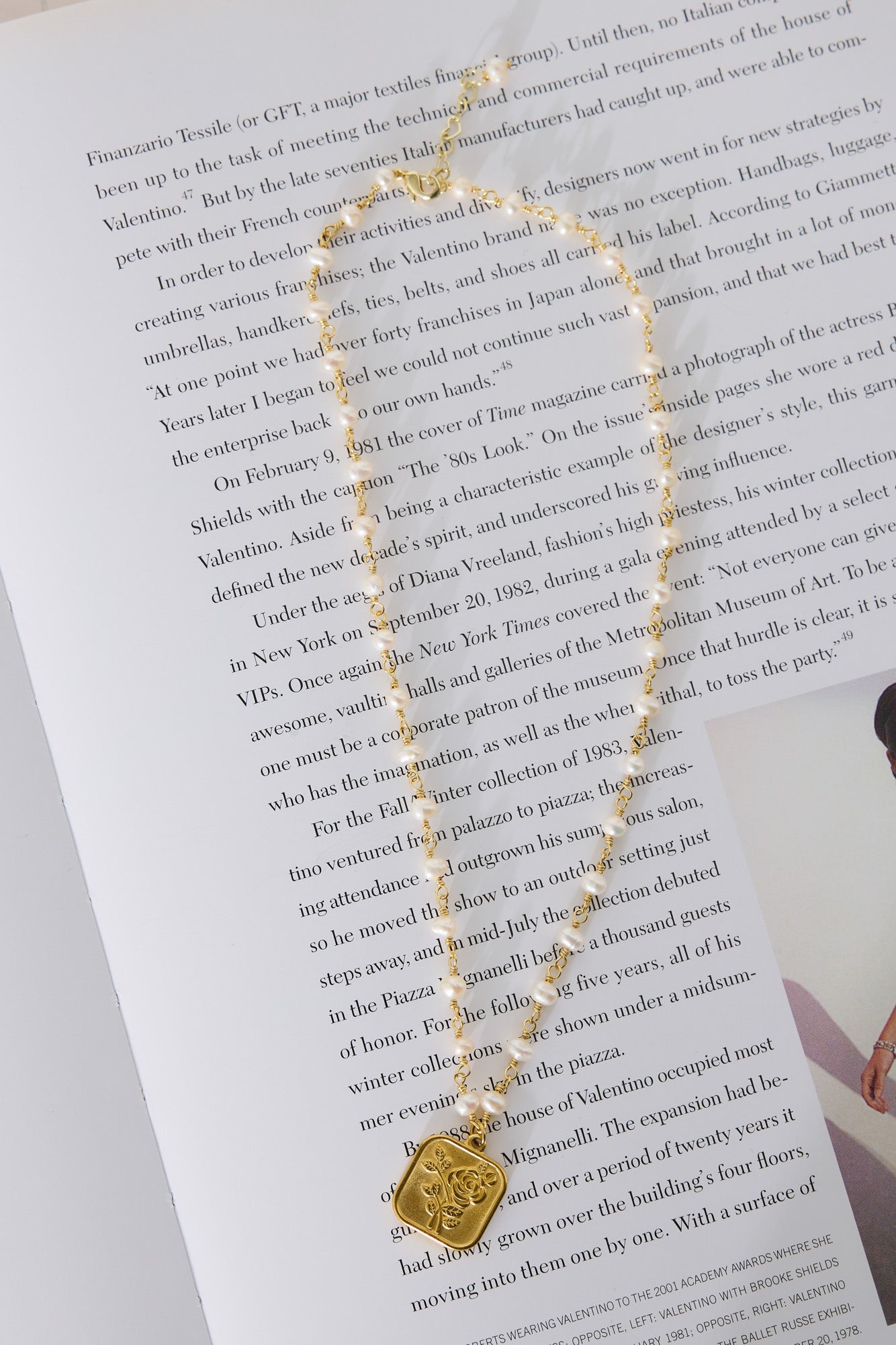 18k Gold Plated Sabrina Beaded Necklace Gold