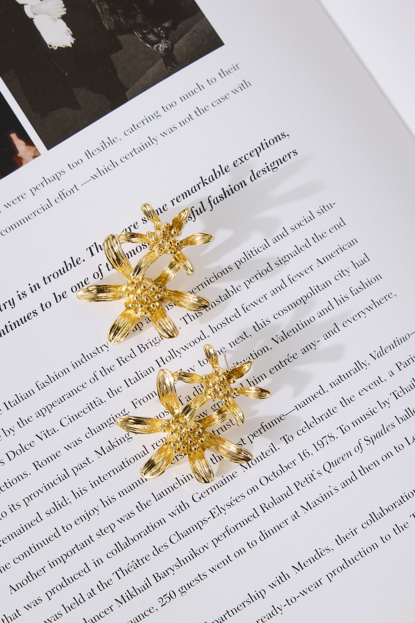 18k Gold Plated Vibe Of Islands Earrings Gold