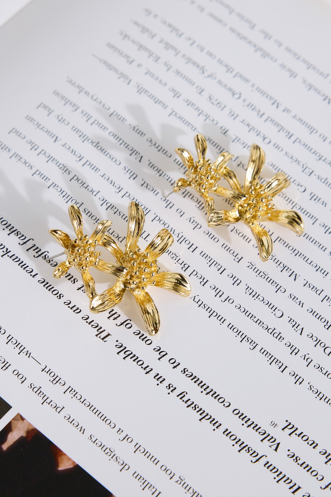 18k Gold Plated Vibe Of Islands Earrings Gold