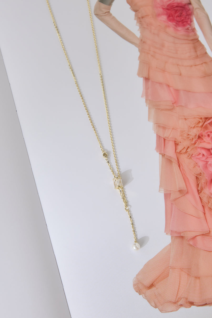 18k Gold Plated Saskia Necklace Gold