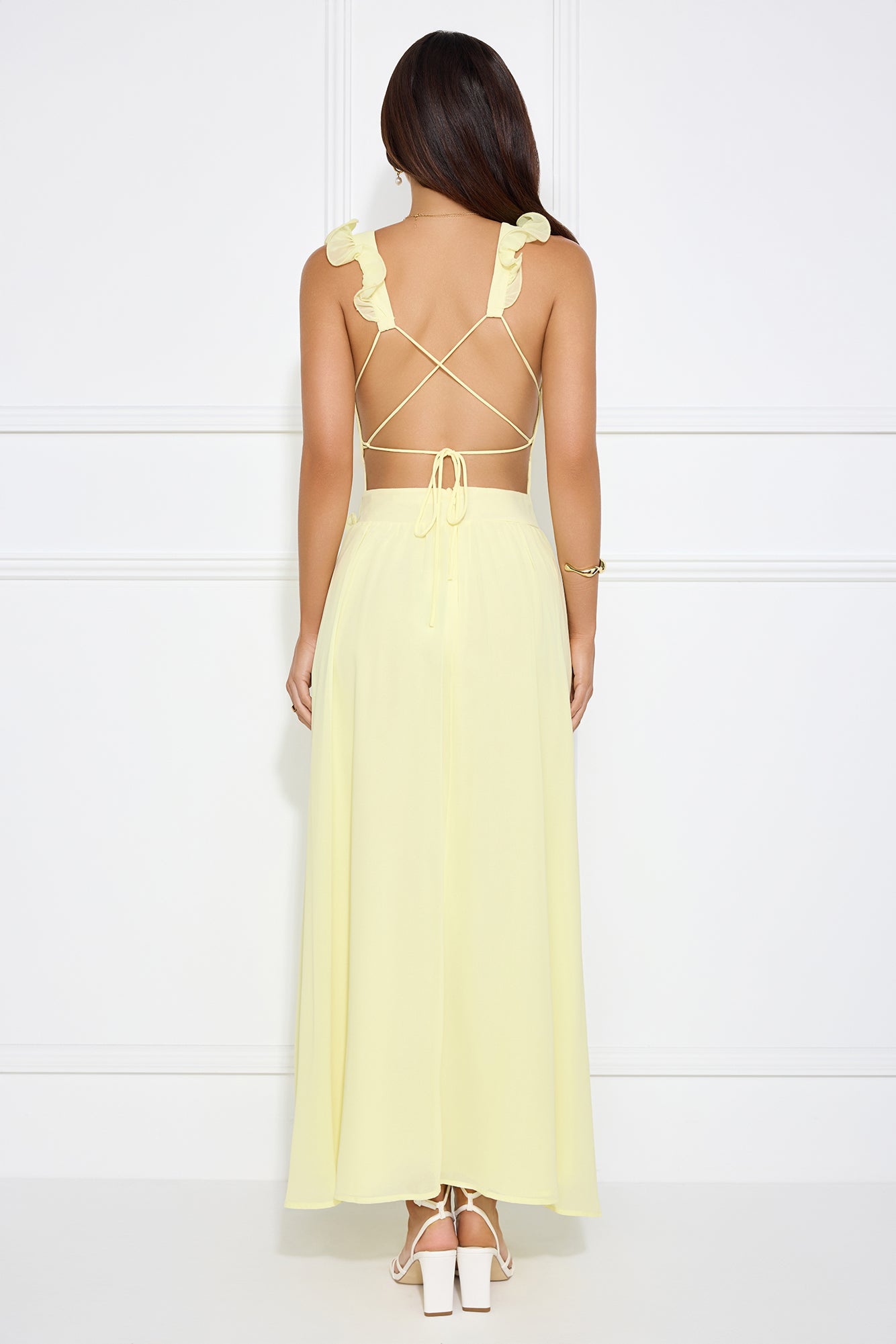 Light Embrace Maxi Dress Yellow