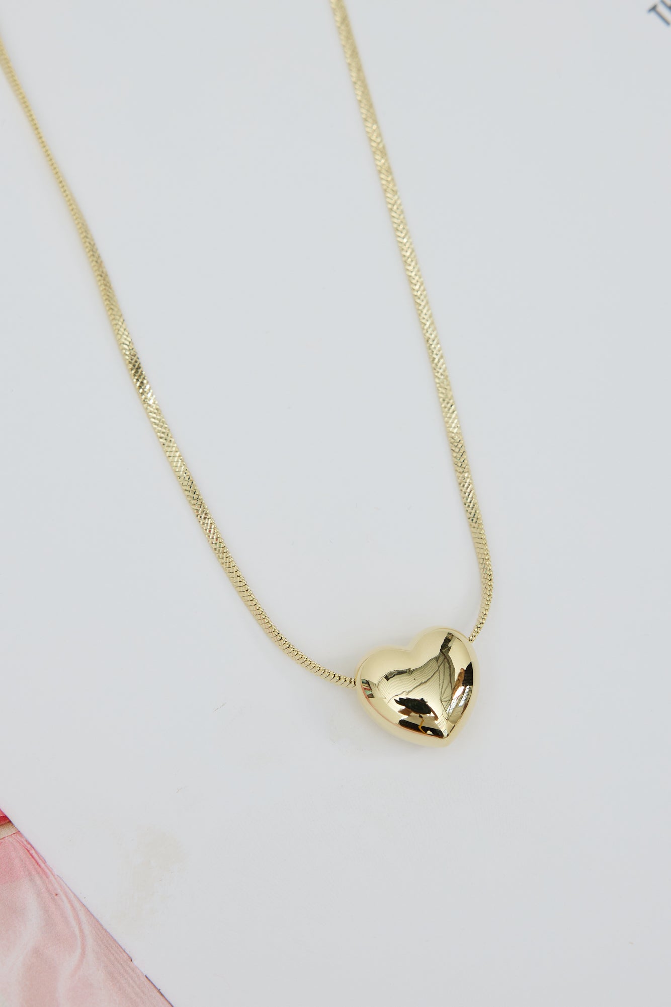 Romance And Me Necklace Gold