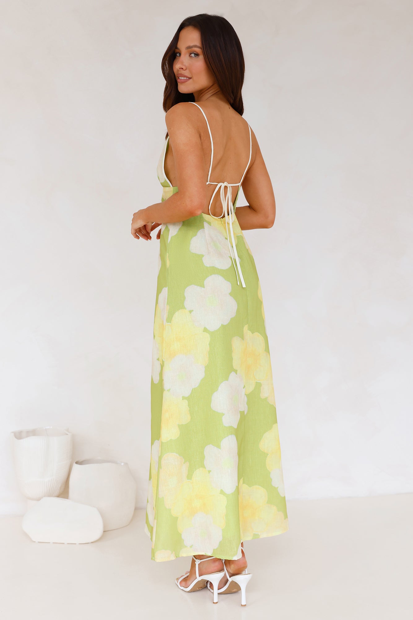 Soaking Up Maxi Dress Green