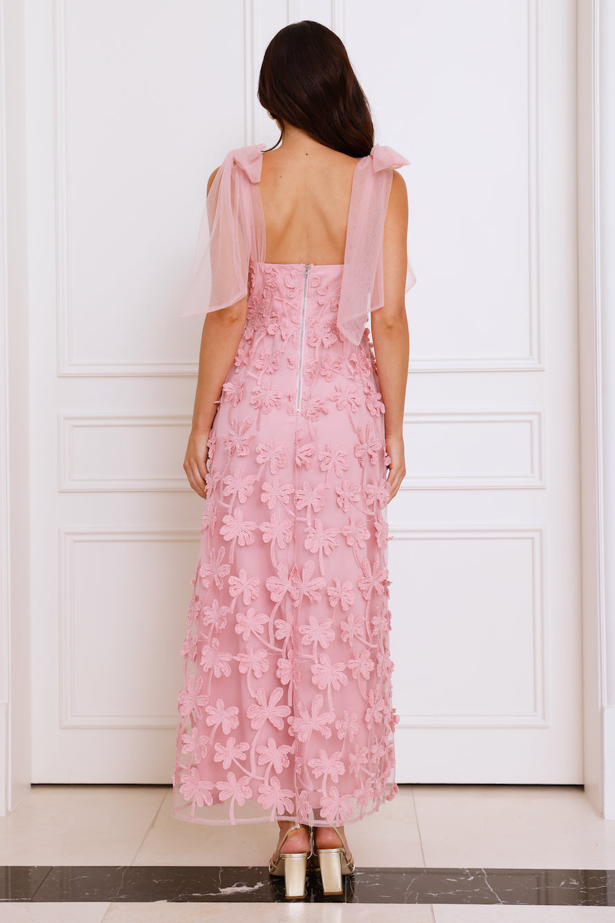 Distinguished Maxi Dress Pink