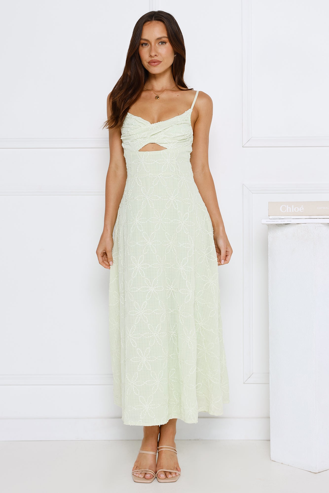 Experimenting Midi Dress Mint