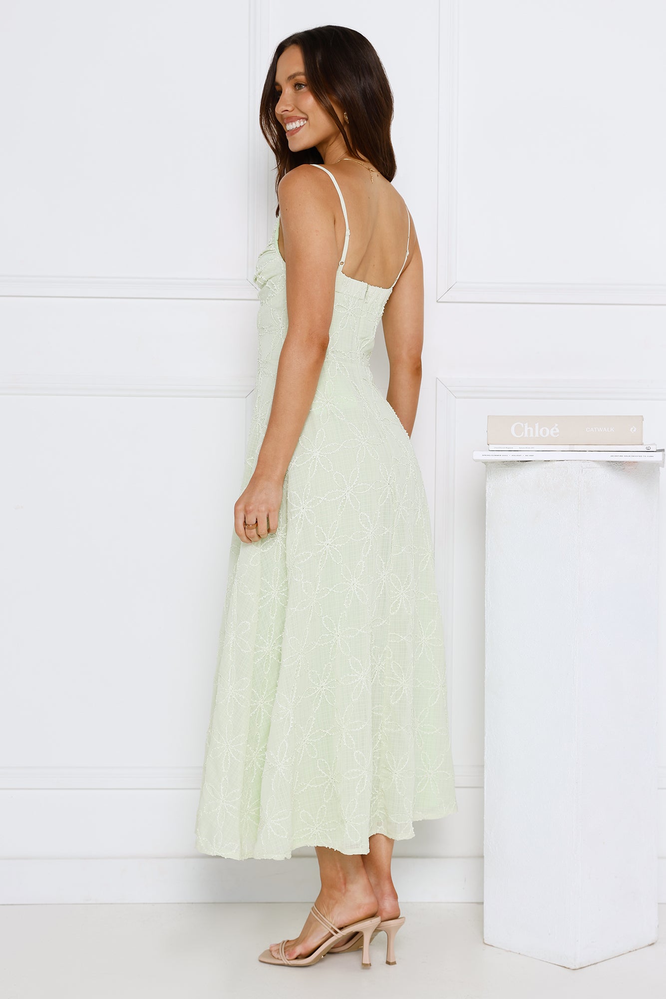 Experimenting Midi Dress Mint