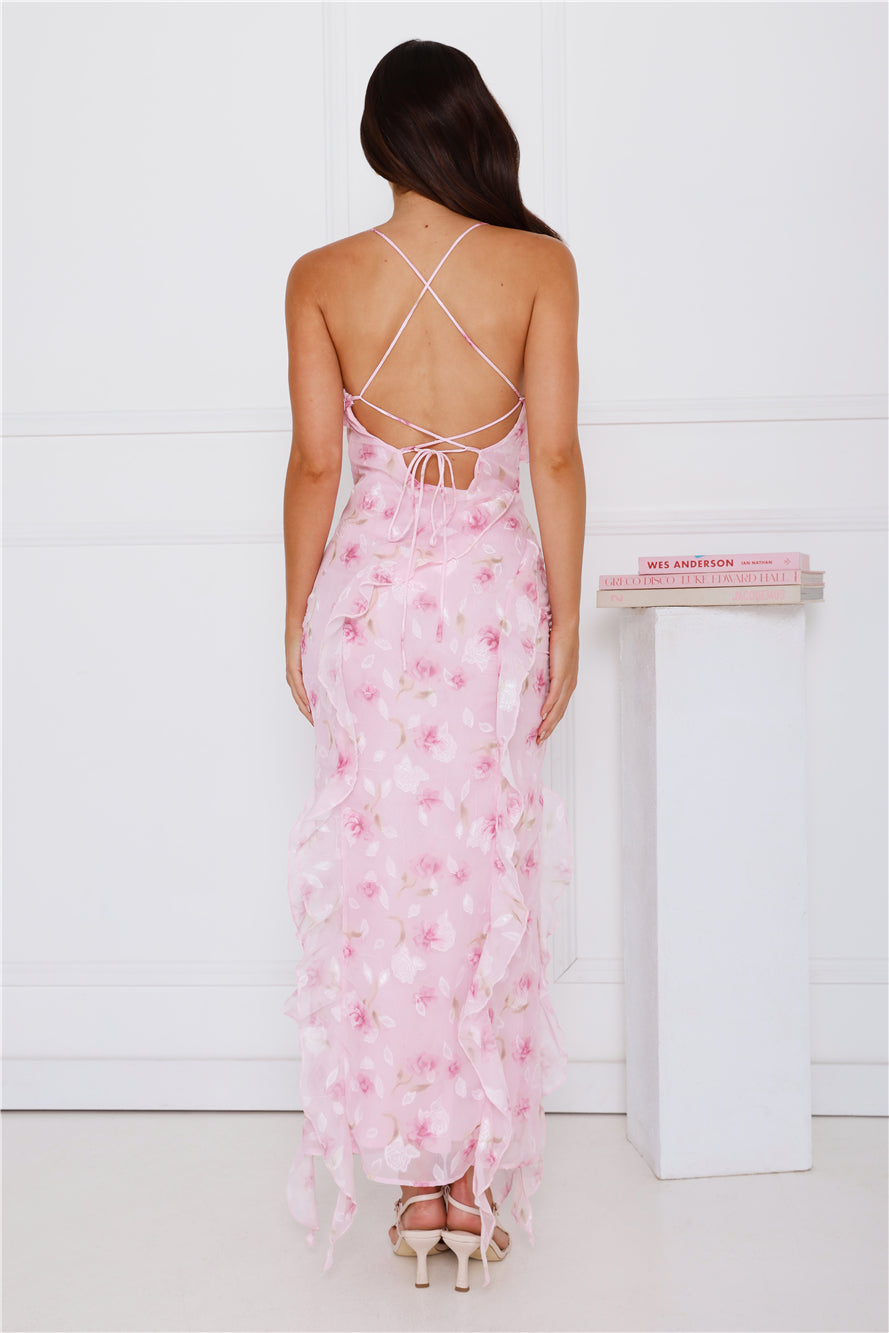 Ilyana Midi Dress Pink