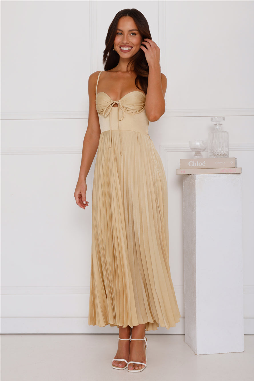 Lovely Soiree Maxi Dress Yellow