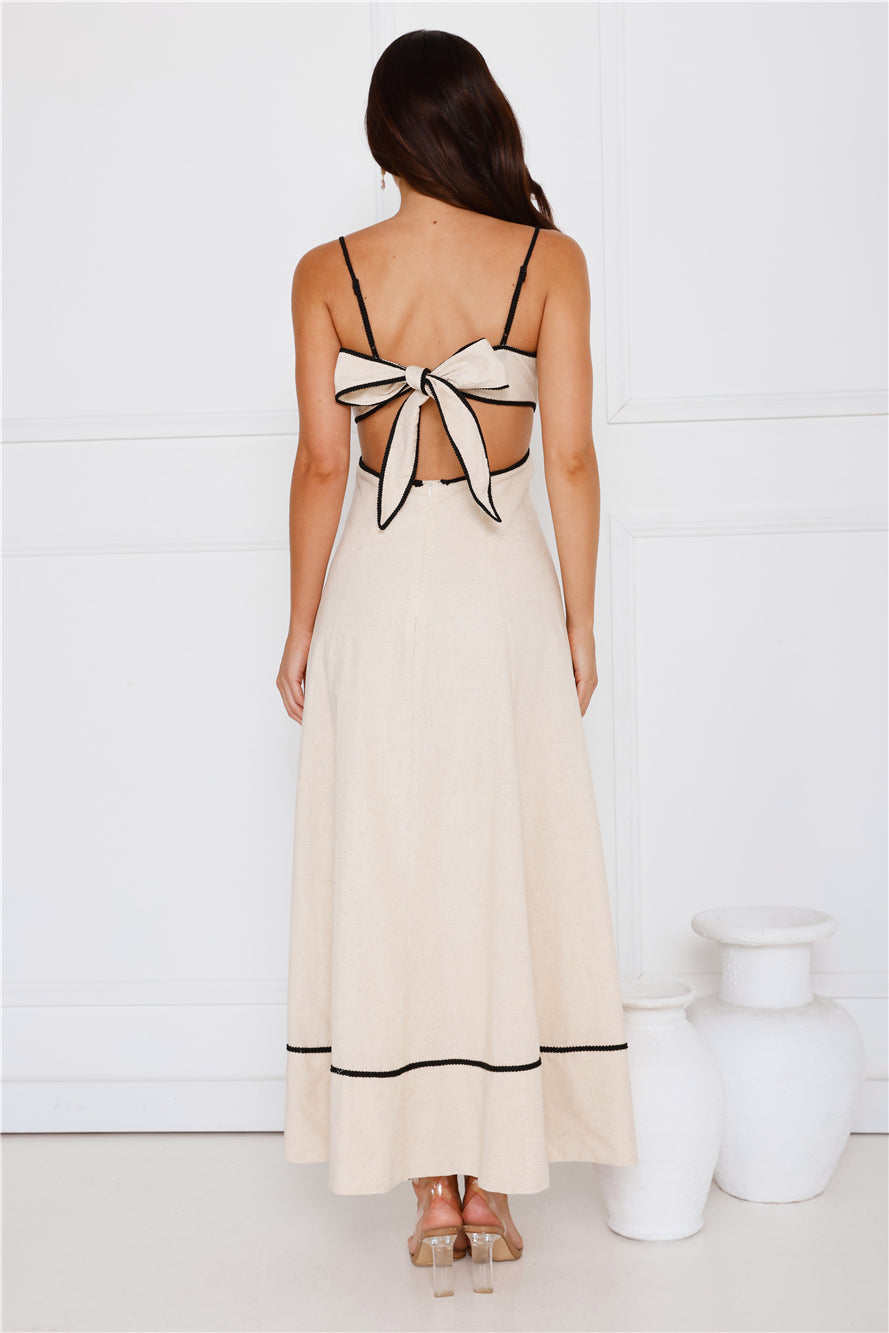 Island Dreamer Maxi Dress Cream