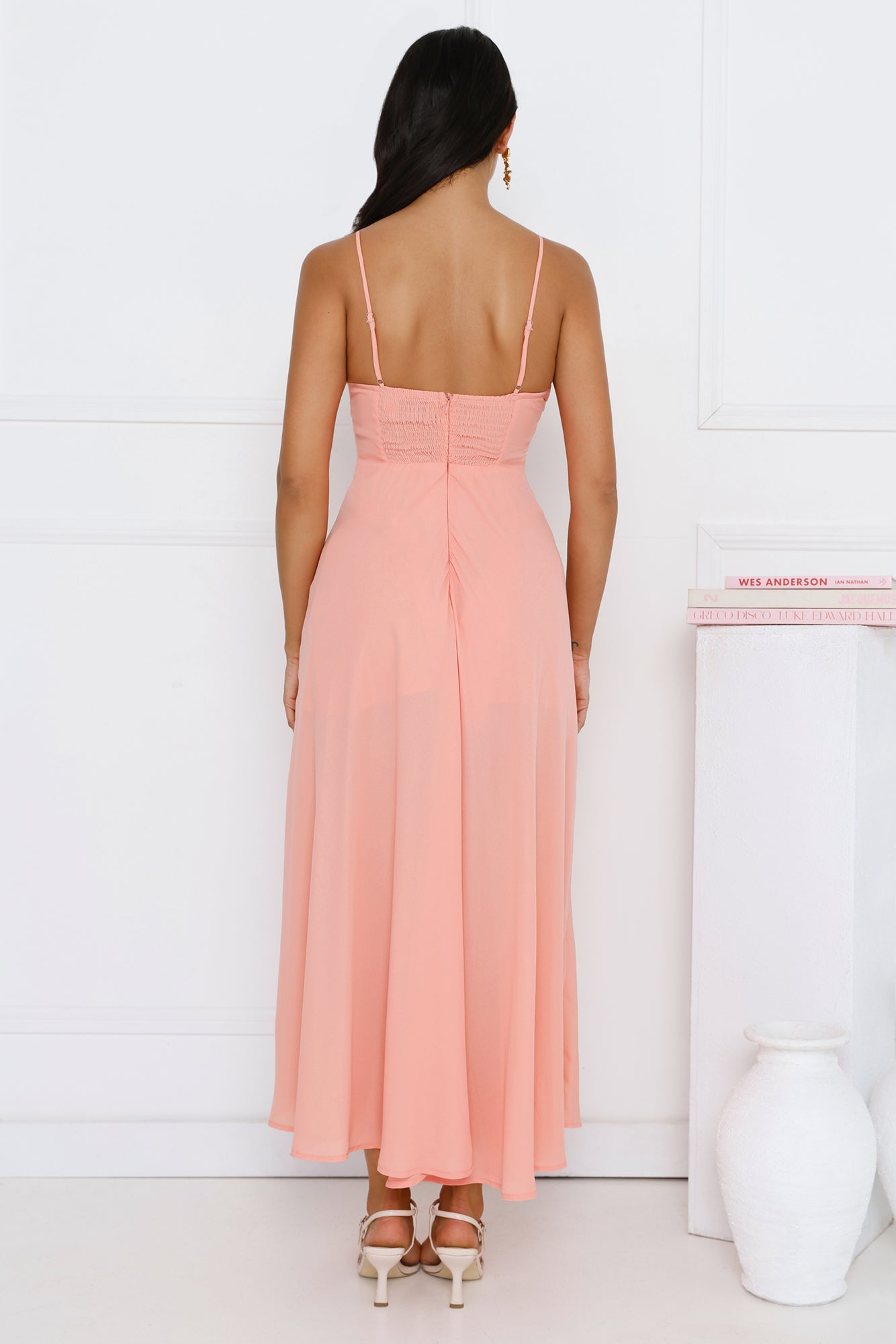 Strawberry Fields Maxi Dress Peach
