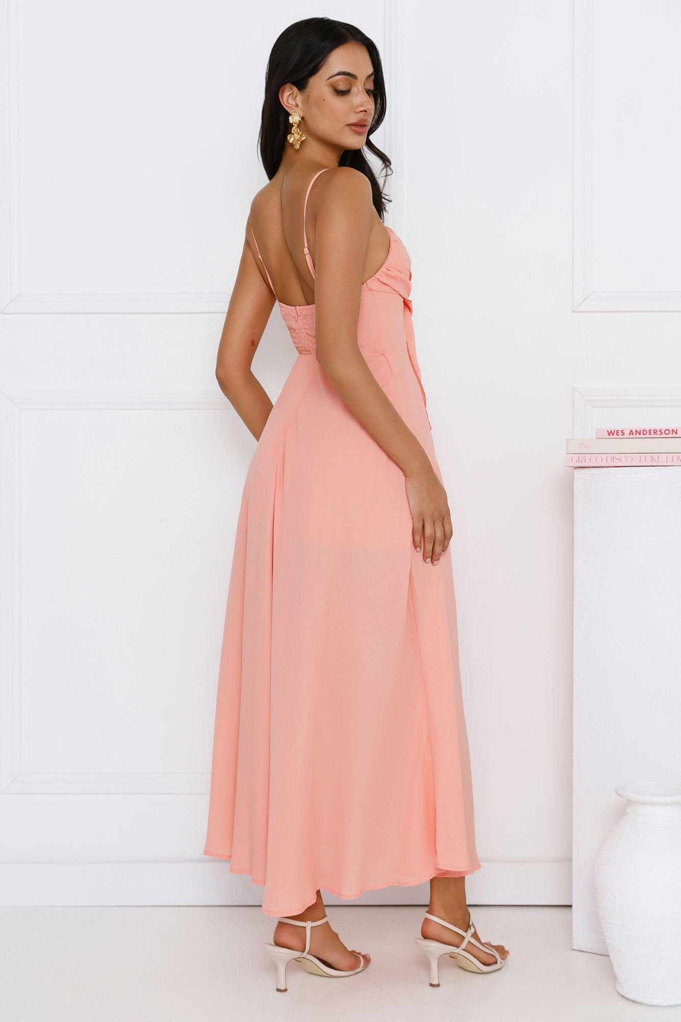 Strawberry Fields Maxi Dress Peach