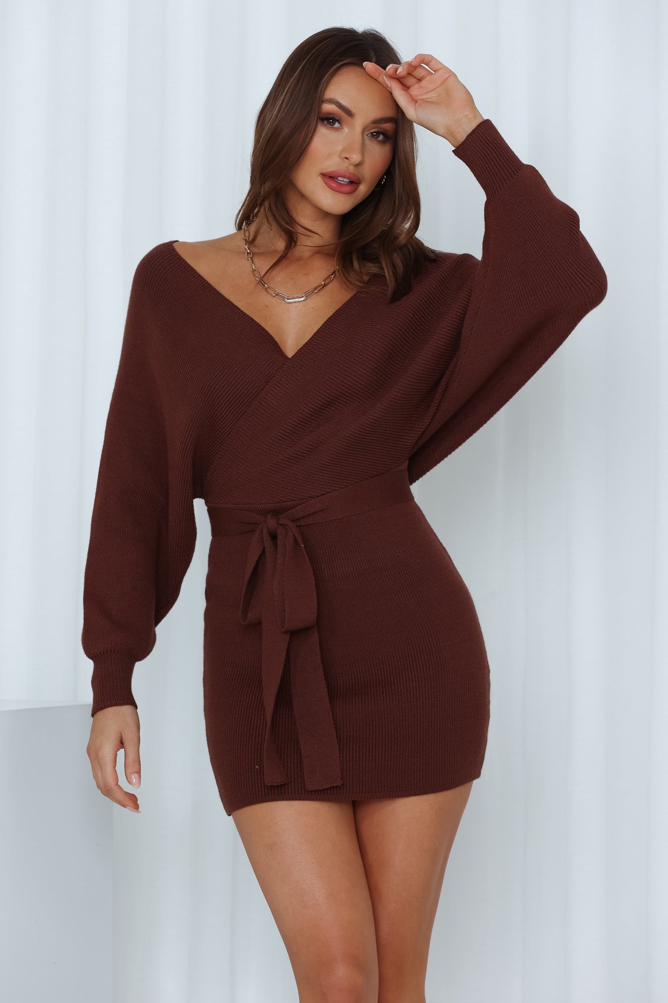 See The Vision Dress Chocolate