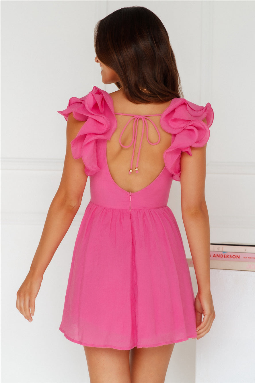 Provence De France Mini Dress Pink