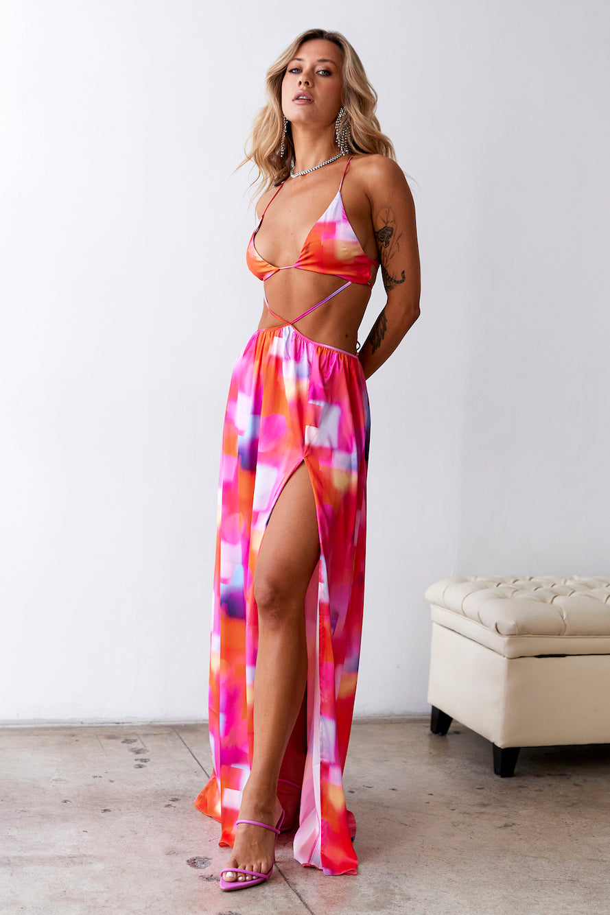 HELLO MOLLY New Sensations Maxi Dress Multi