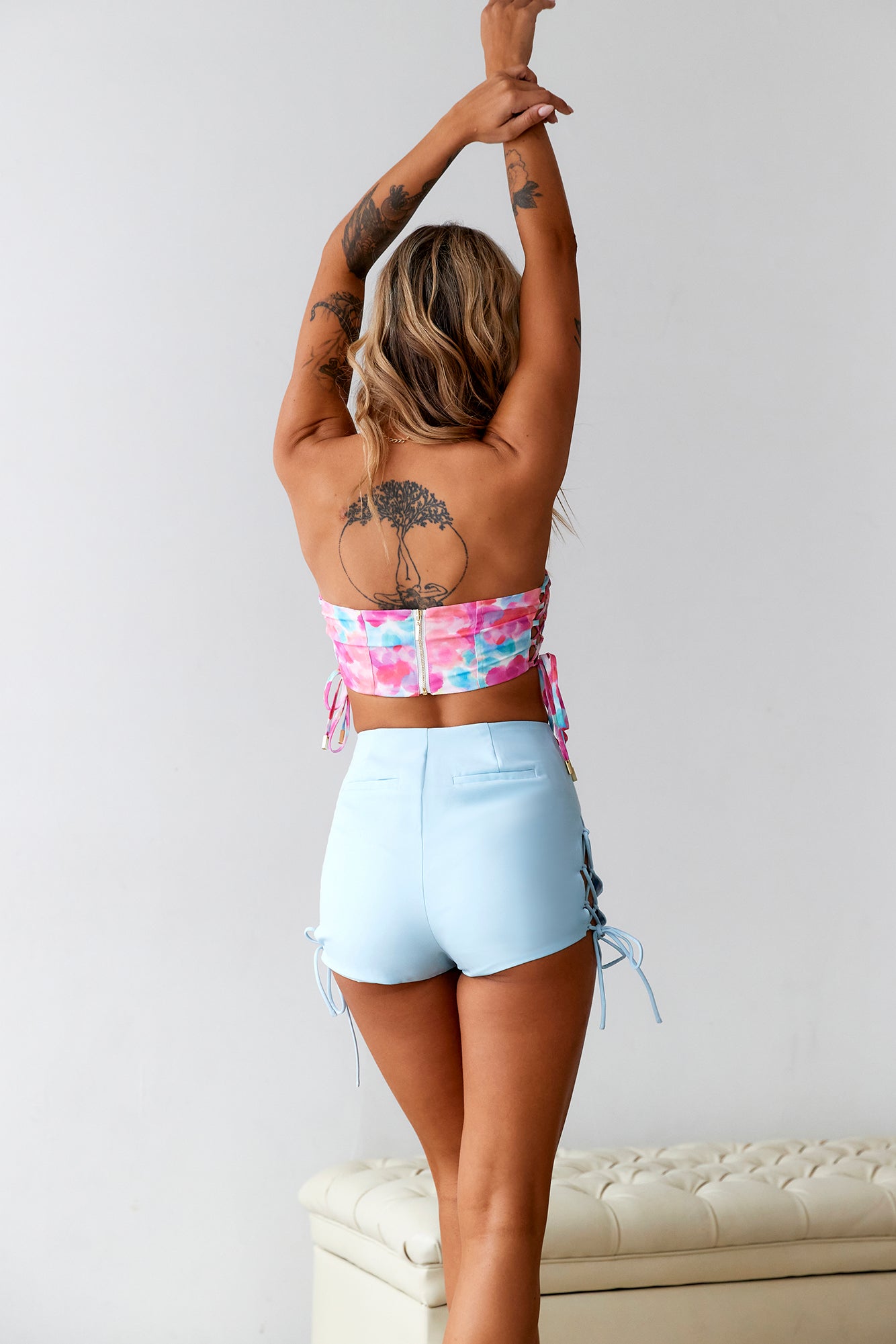 HELLO MOLLY Confetti Bustier Top Multi
