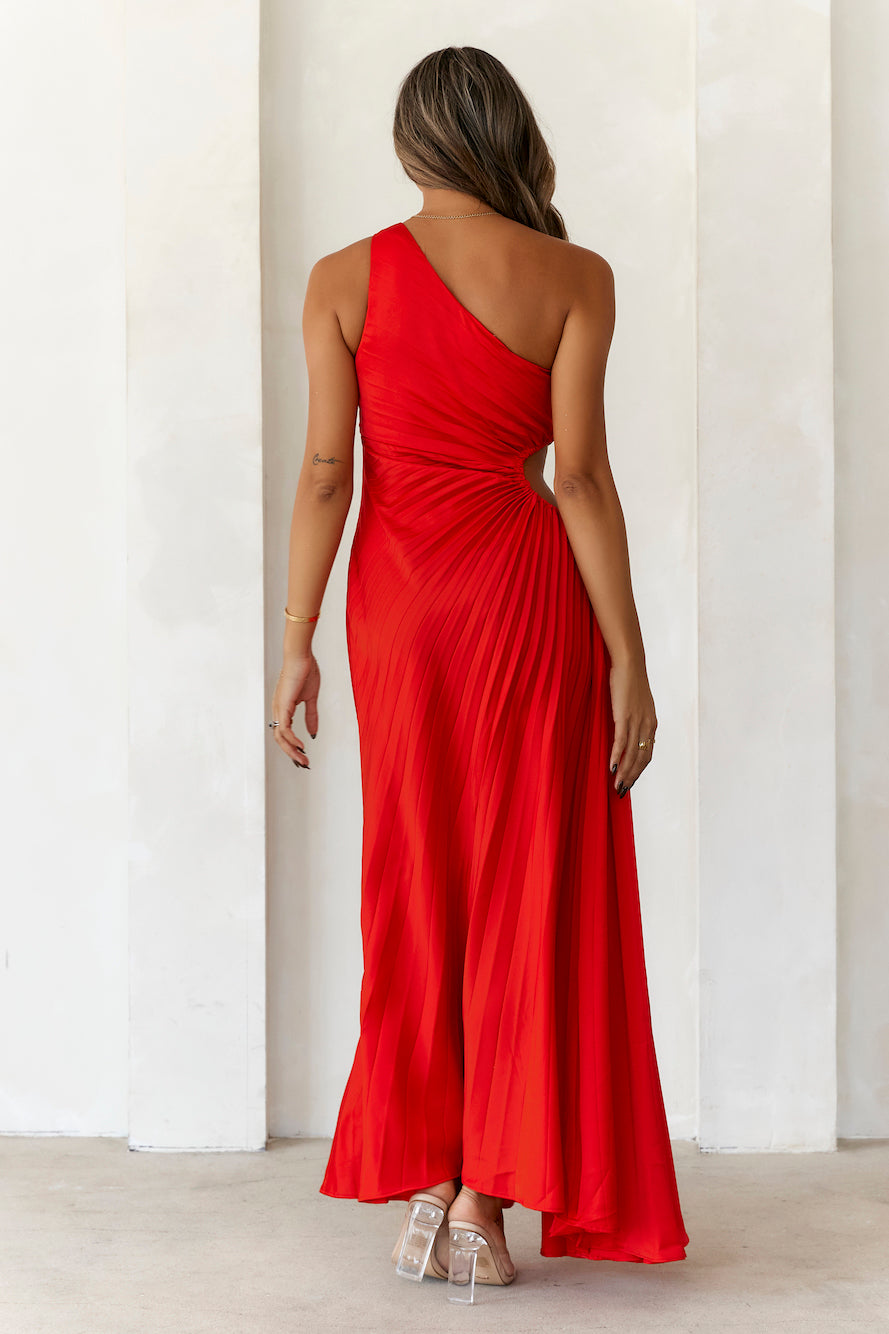 Season Of Weddings Maxi Dress Red