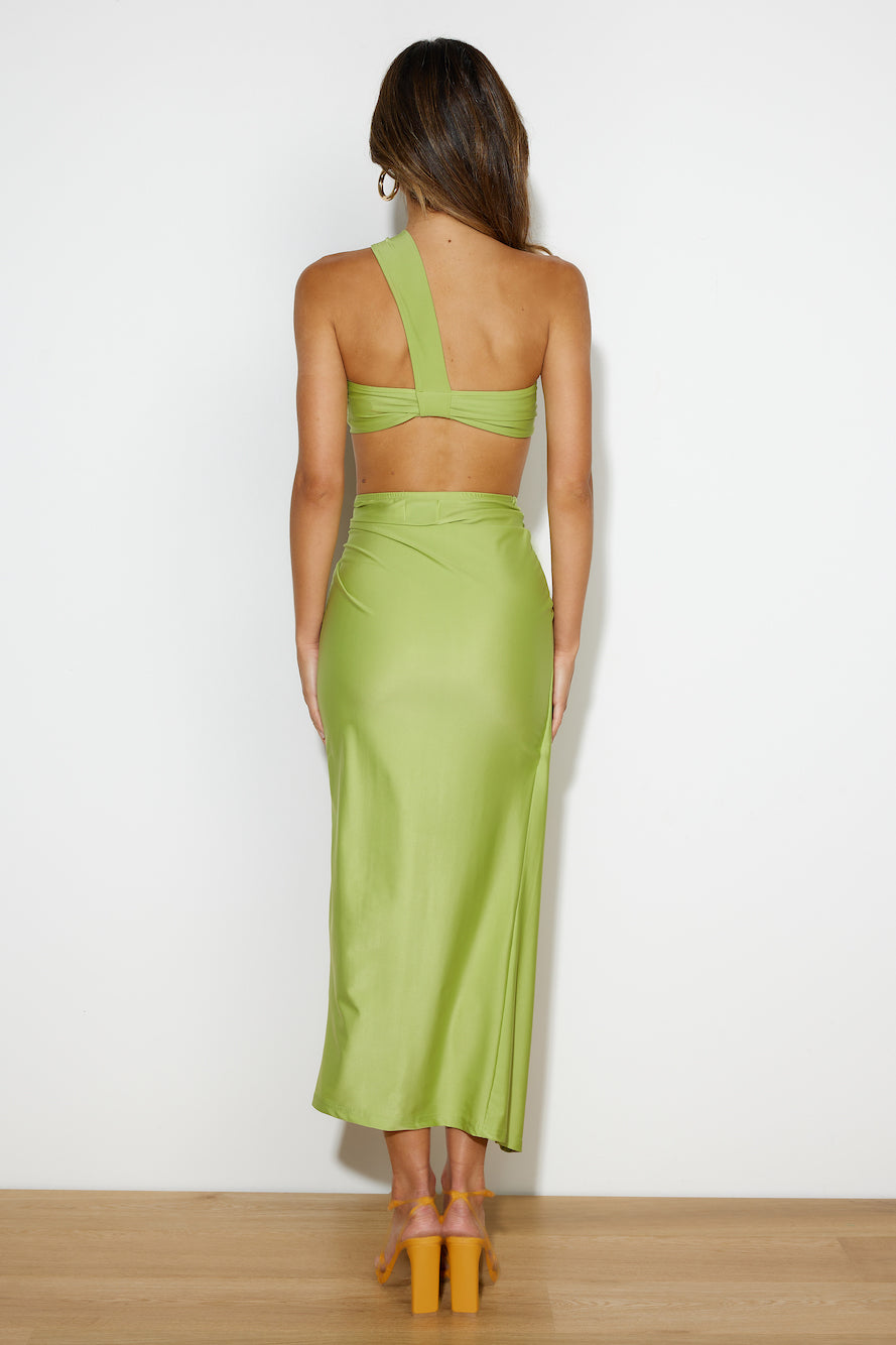 Ready For Goss Crop Top Green