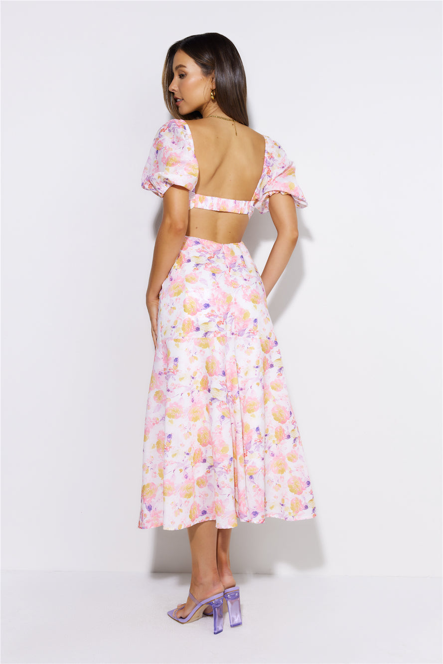 Lover Day Midi Dress White