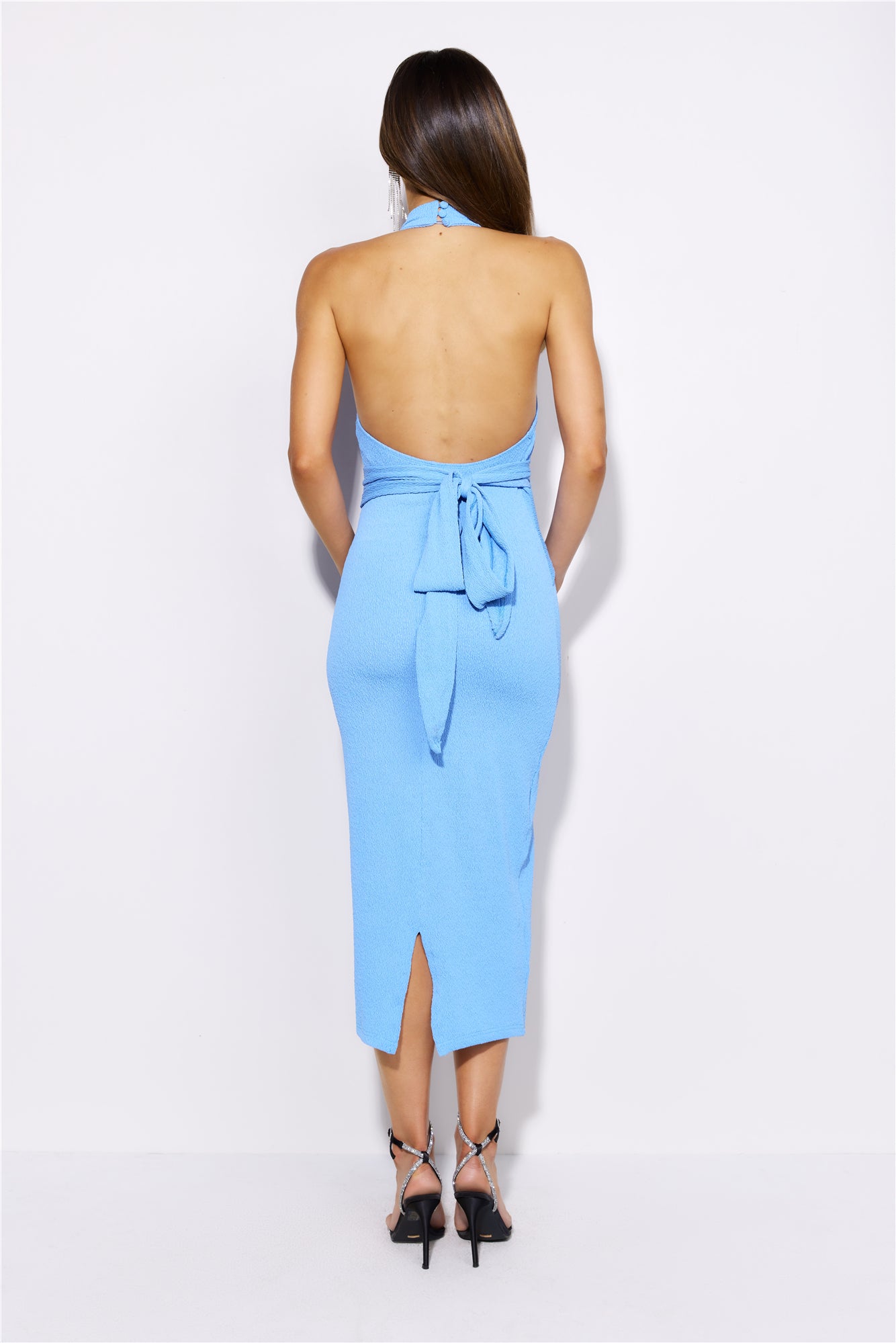 You're Goals Midi Dress Blue