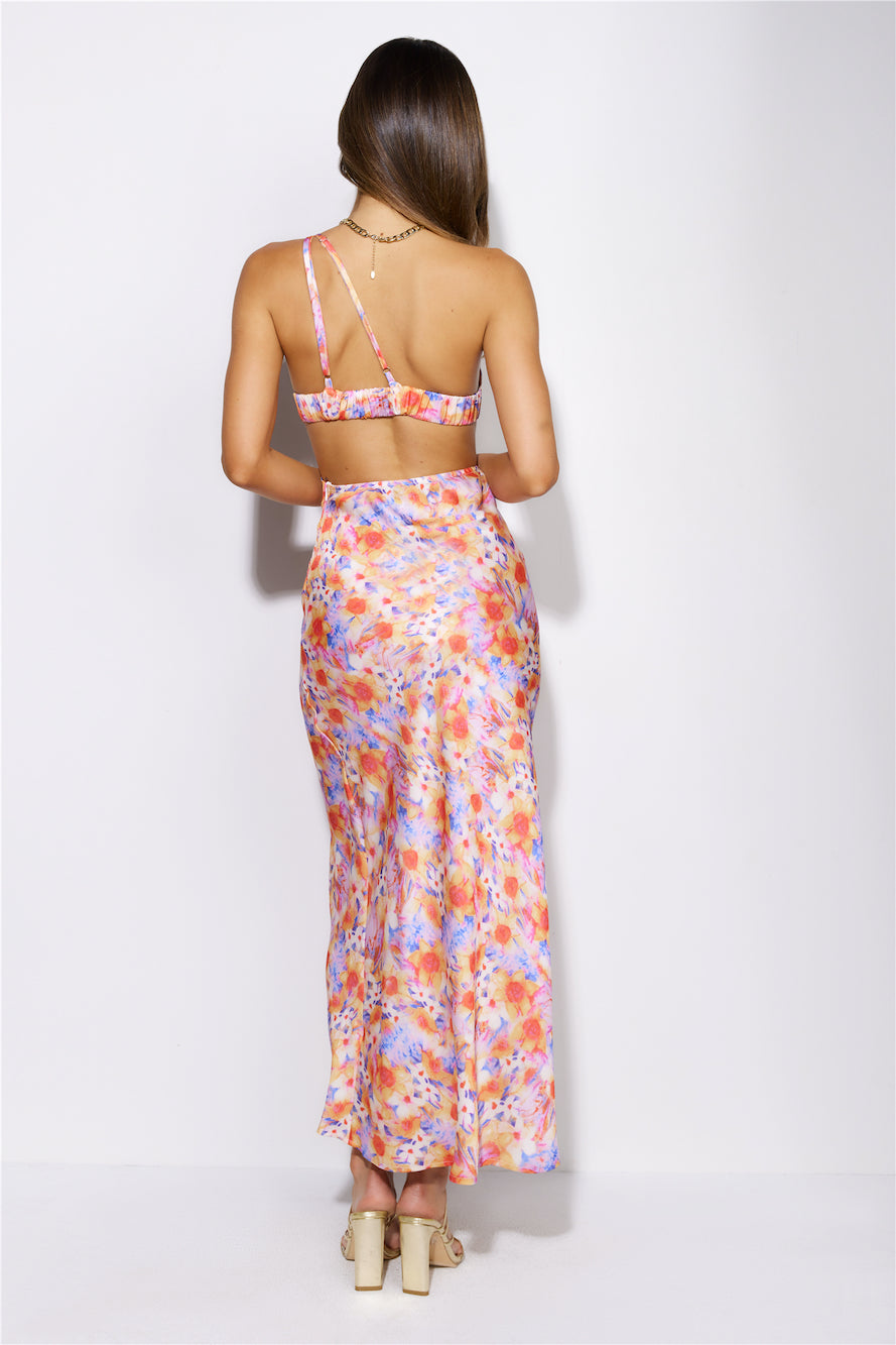 Watching Me Maxi Dress Multi