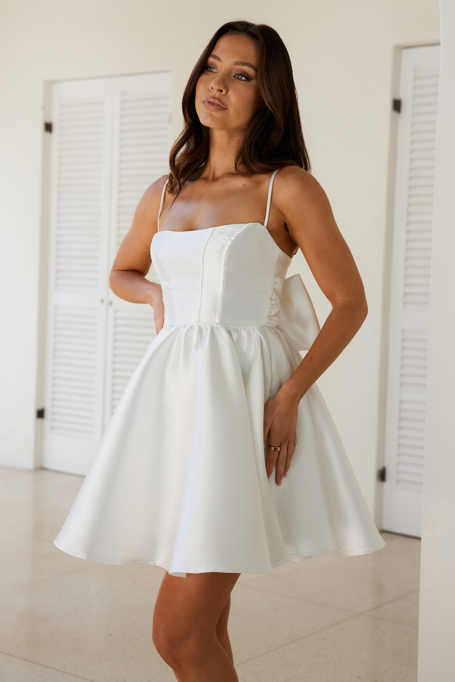 One Day Mini Dress White