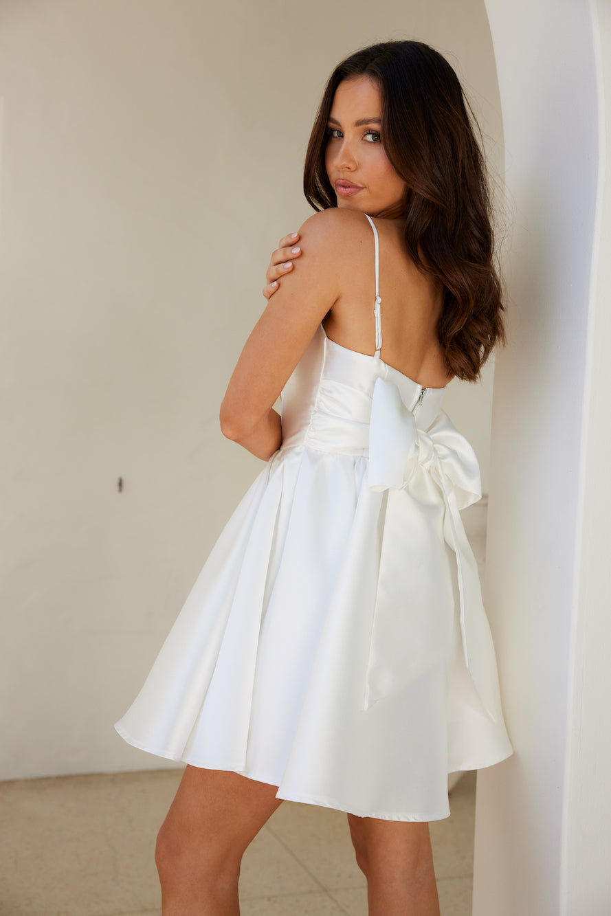 One Day Mini Dress White